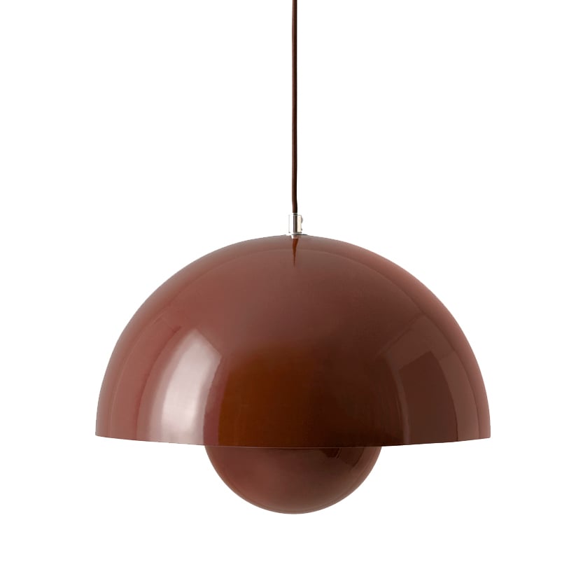 &Tradition Flowerpot hanglamp VP7 Rood-bruin