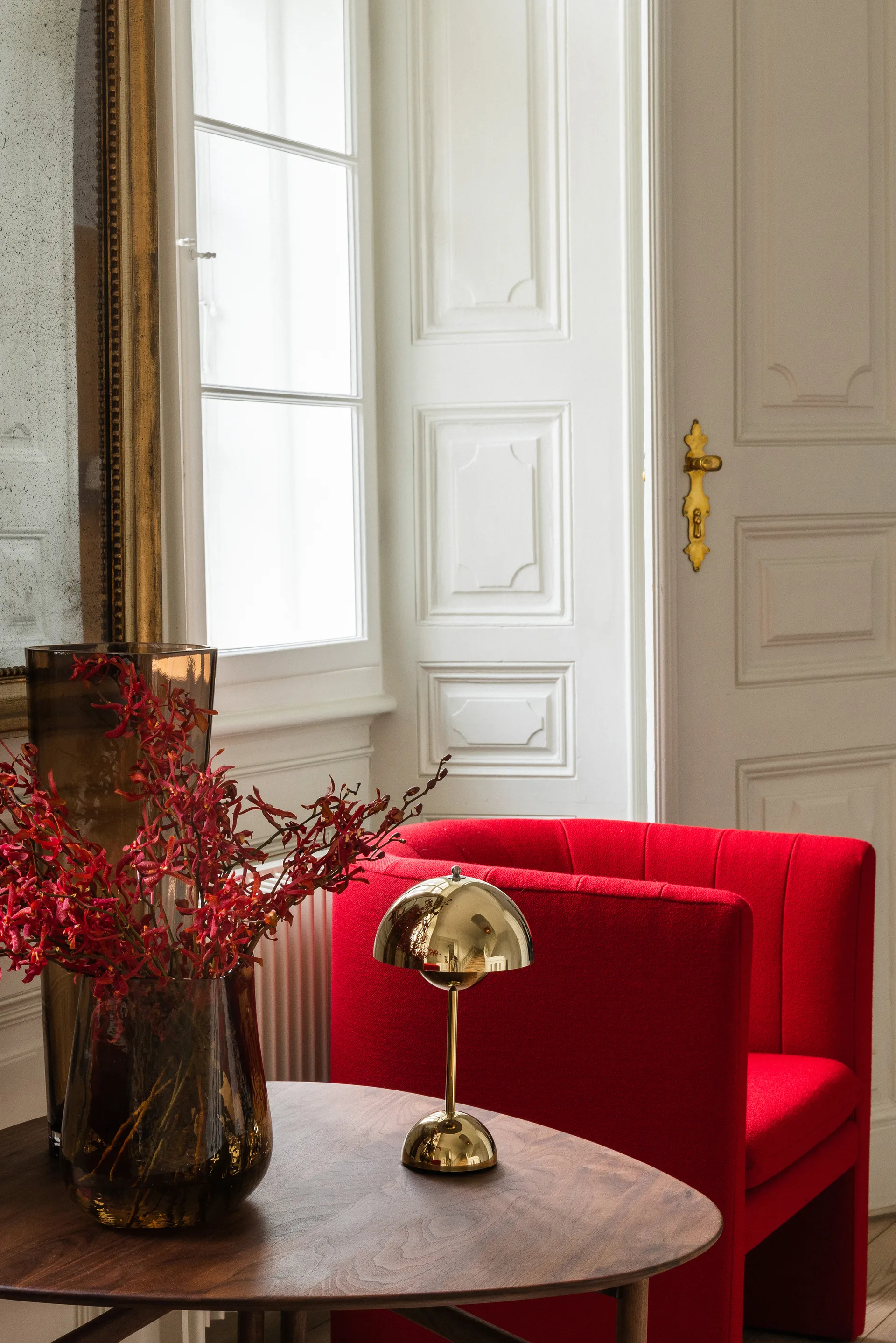 Flowerpot portable tafellamp VP9, Brass &Tradition