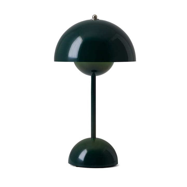 Flowerpot portable tafellamp VP9, Dark green &Tradition