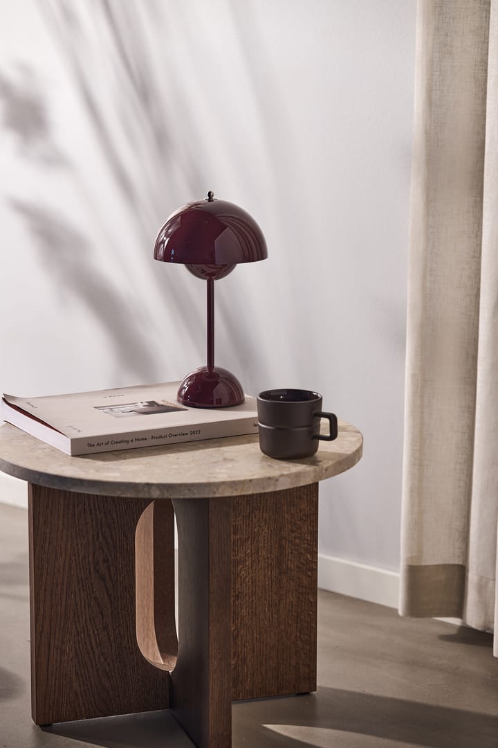 Flowerpot portable tafellamp VP9, Dark plum &Tradition