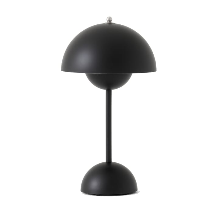 Flowerpot portable tafellamp VP9, Matt black &Tradition