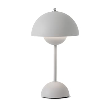 Flowerpot portable tafellamp VP9 - Matt light grey - &Tradition