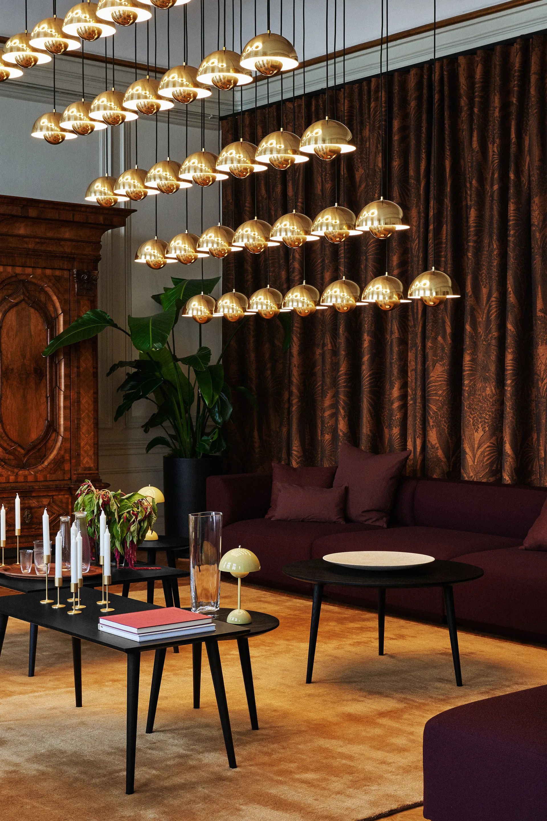 Flowerpot portable tafellamp VP9, Pale sand &Tradition