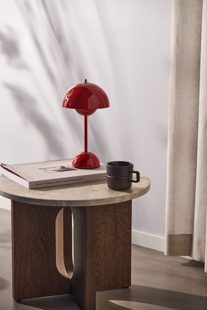 Flowerpot portable tafellamp VP9, Vermilion red &Tradition
