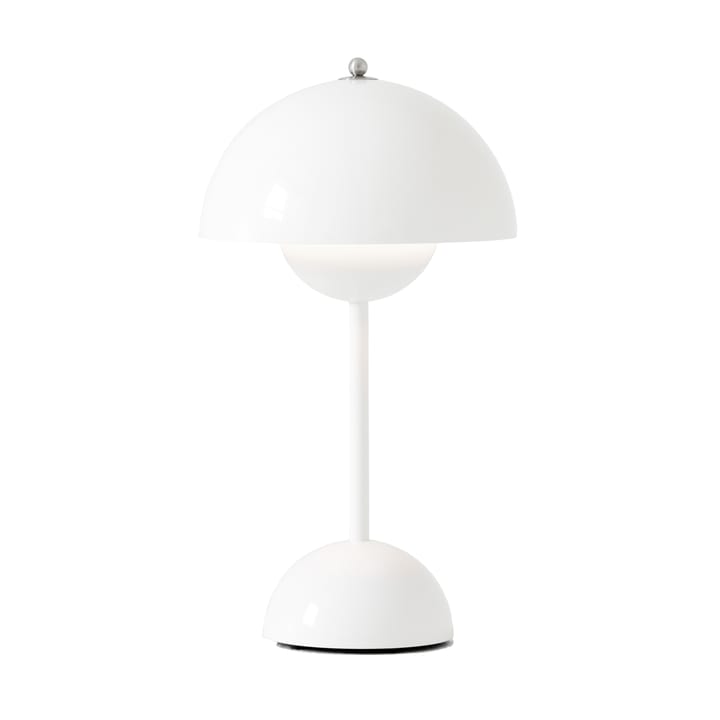 Flowerpot portable tafellamp VP9, White &Tradition