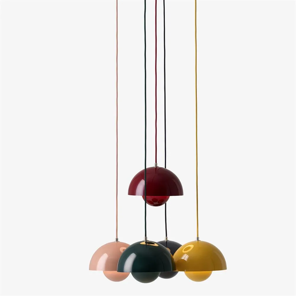 Flowerpot  VP1 hanglamp, beigerood &Tradition