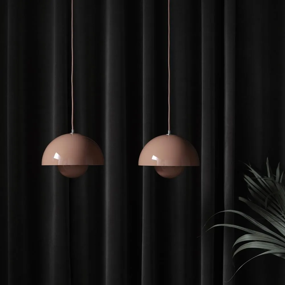 Flowerpot  VP1 hanglamp, beigerood &Tradition