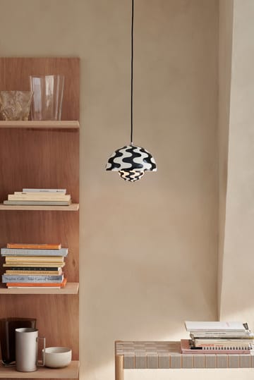 Flowerpot  VP1 hanglamp - Black-white pattern - &Tradition