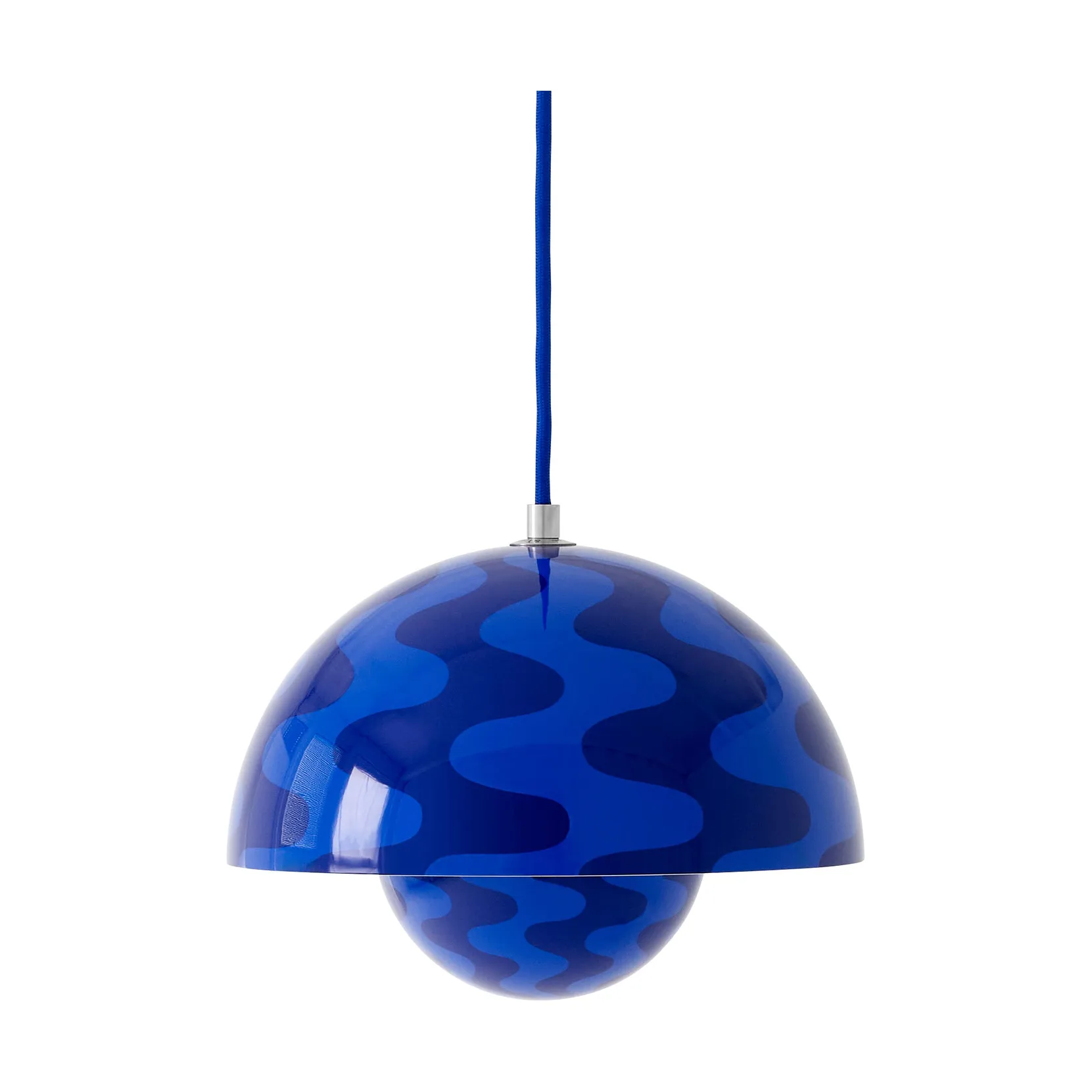 Flowerpot  VP1 hanglamp, Cobalt blue-Twilight blue &Tradition