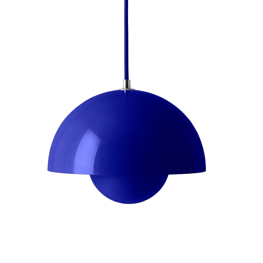 &Tradition FlowerPot  VP1 hanglamp Cobalt blue