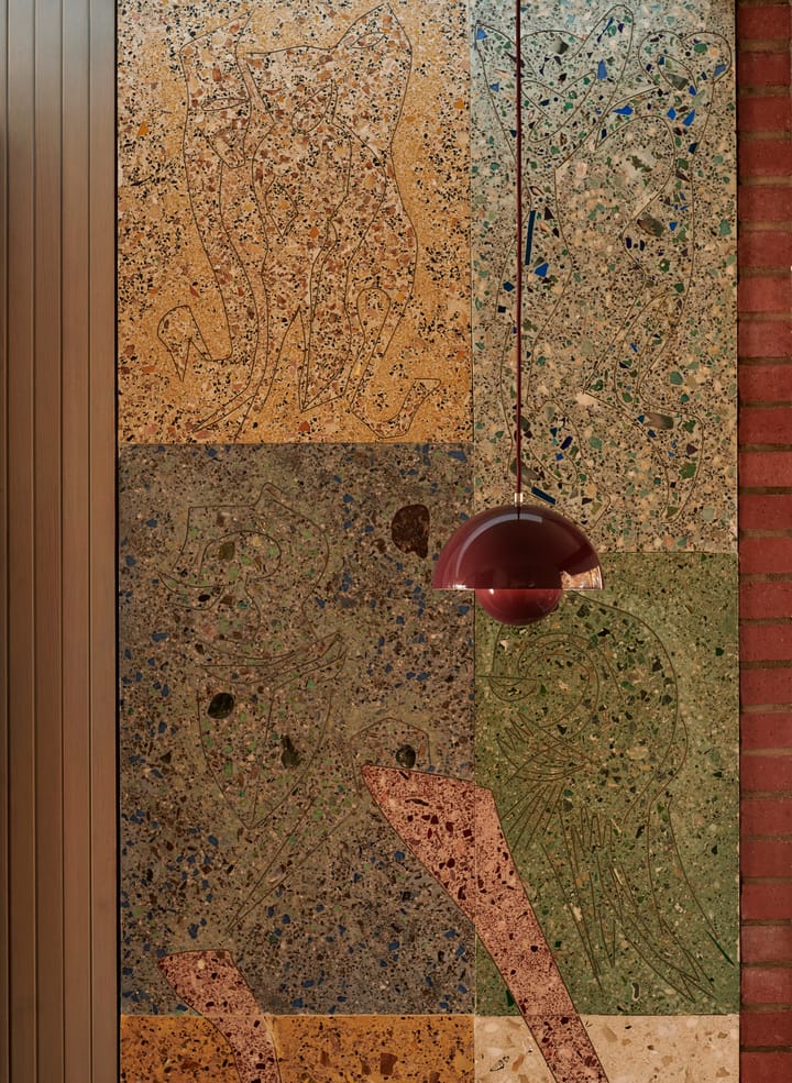 Flowerpot  VP1 hanglamp, Dark plum &Tradition