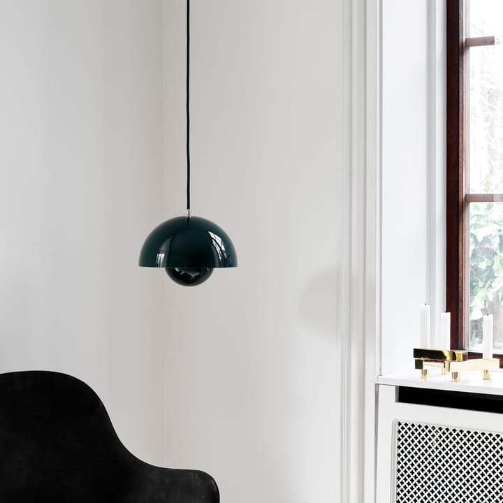 Flowerpot  VP1 hanglamp, donkergroen &Tradition