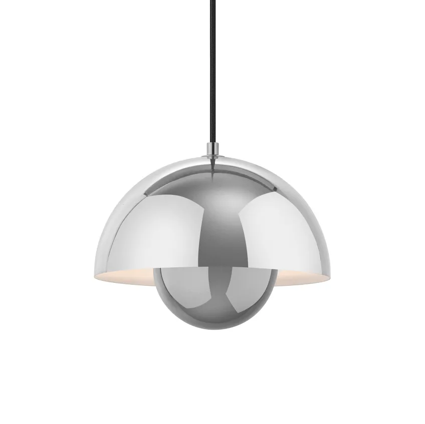 Flowerpot VP1 hanglamp, gepolijst staal &Tradition