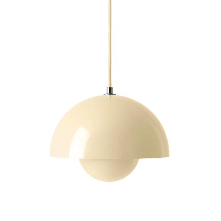 Flowerpot VP1 hanglamp - Ivory - &Tradition