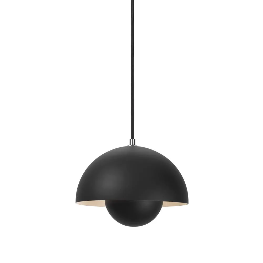 Flowerpot  VP1 hanglamp, mat zwart &Tradition
