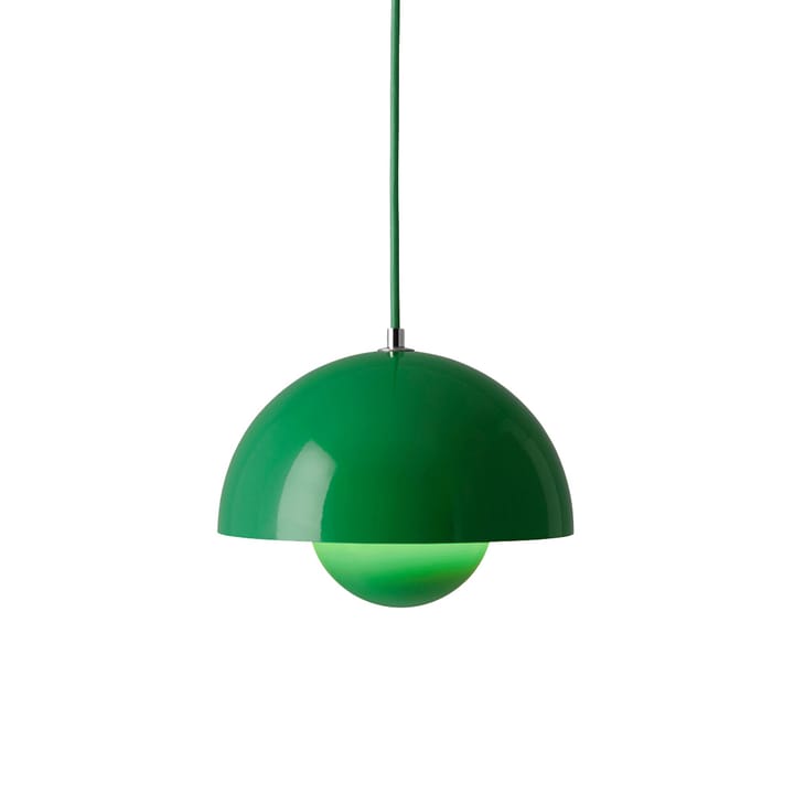 Flowerpot  VP1 hanglamp, Signal green &Tradition