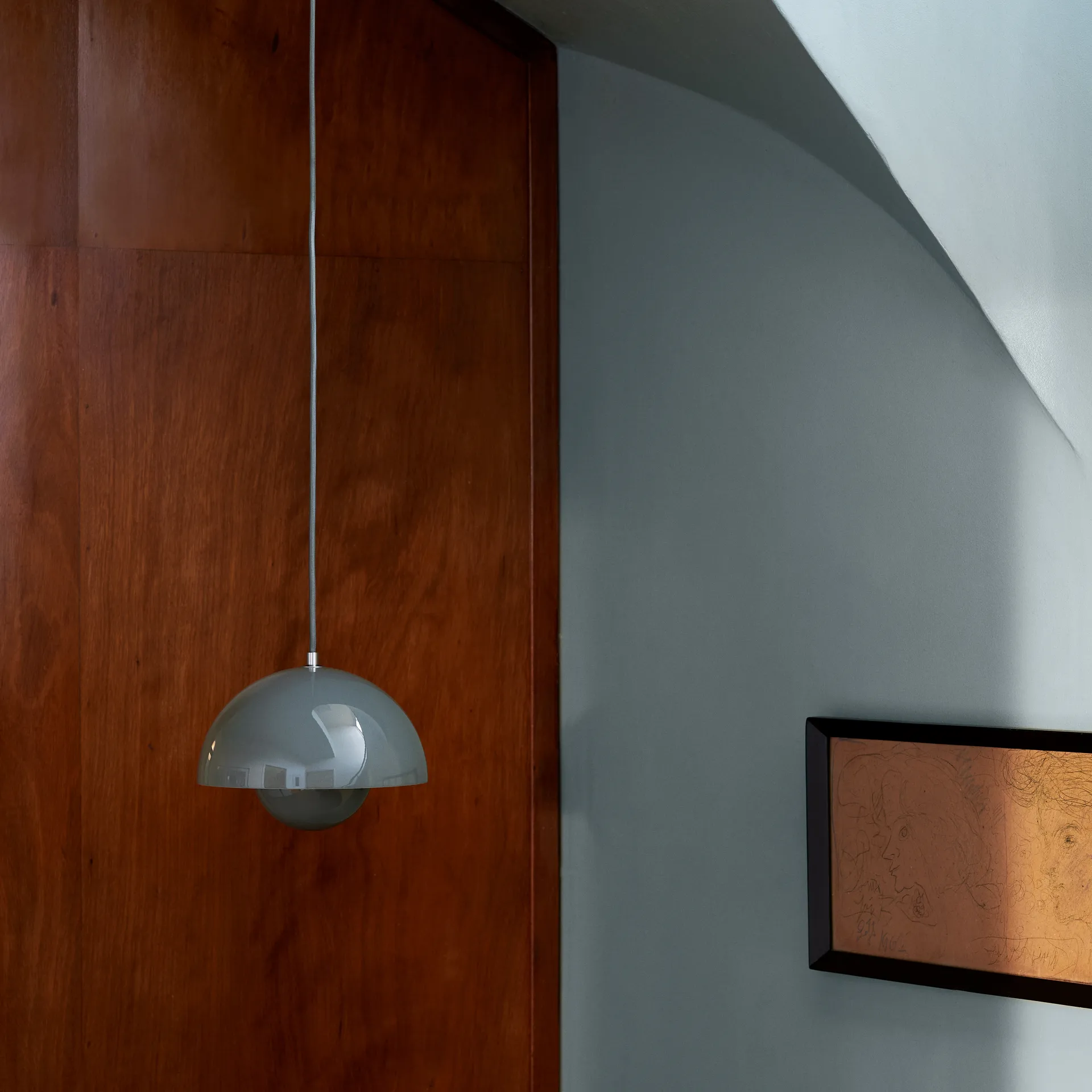 Flowerpot  VP1 hanglamp, Stone blue &Tradition