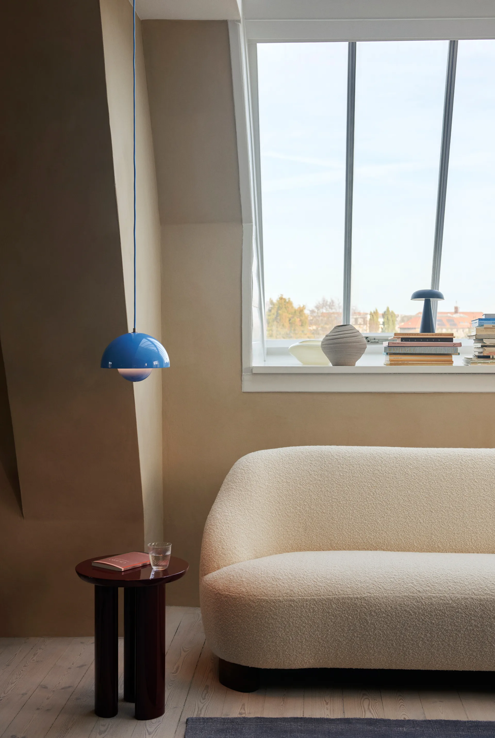 Flowerpot  VP1 hanglamp, Swim blue &Tradition