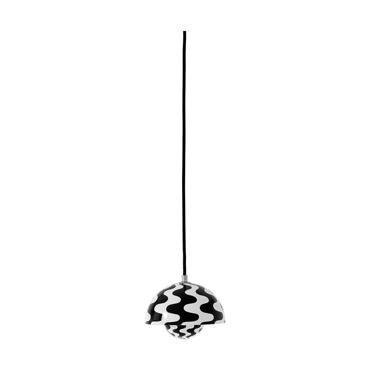 &Tradition Flowerpot VP10 hanglamp Black-white