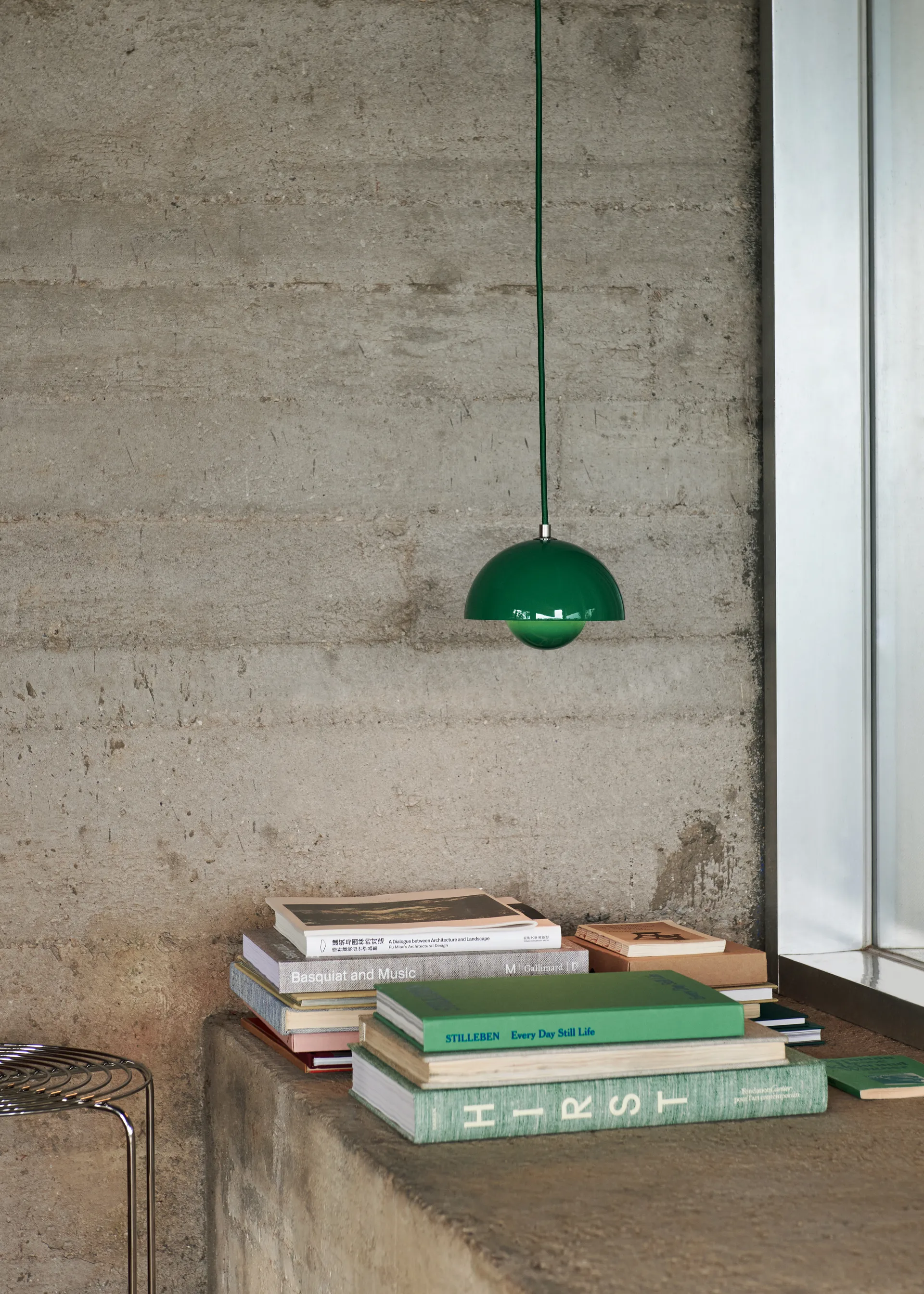 Flowerpot VP10 hanglamp, Signal green &Tradition