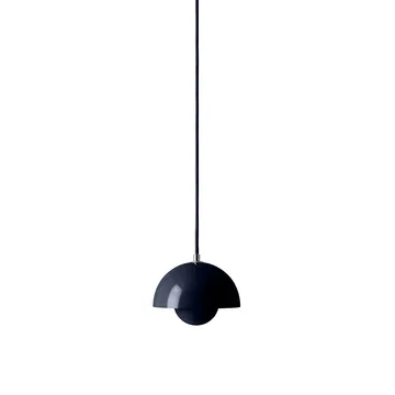 Flowerpot VP10 hanglamp - Steel blue - &Tradition