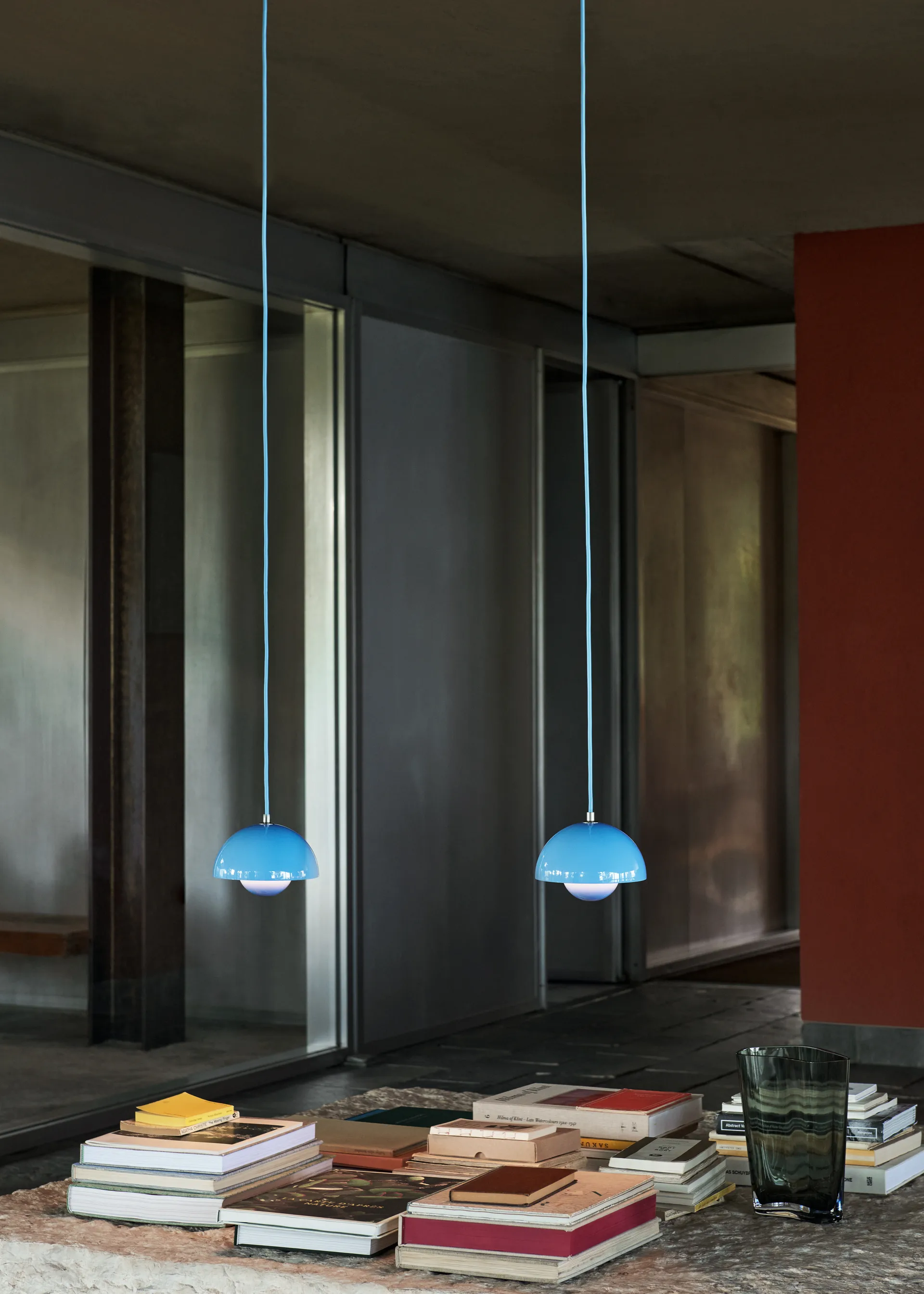 Flowerpot VP10 hanglamp, Swim blue &Tradition