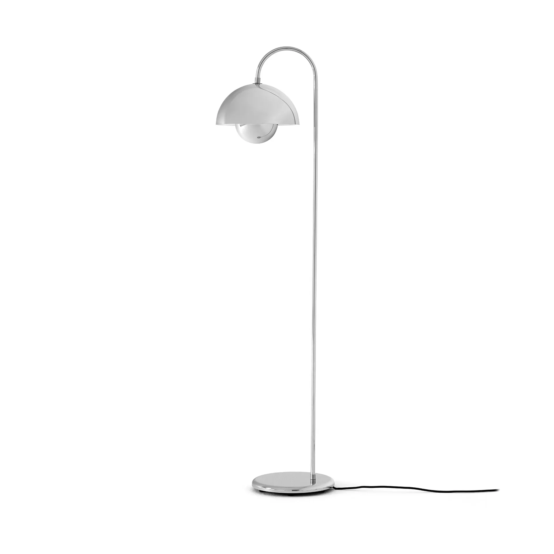 Flowerpot VP12 vloerlamp, Chrome &Tradition