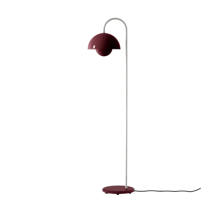 Flowerpot VP12 vloerlamp - Dark plum - &Tradition