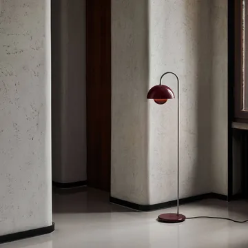 Flowerpot VP12 vloerlamp - Dark plum - &Tradition