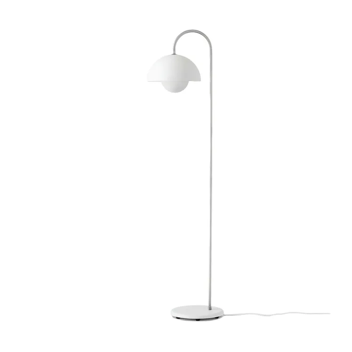 Flowerpot VP12 vloerlamp - Mat wit - &Tradition