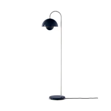 Flowerpot VP12 vloerlamp - Steel blue - &Tradition