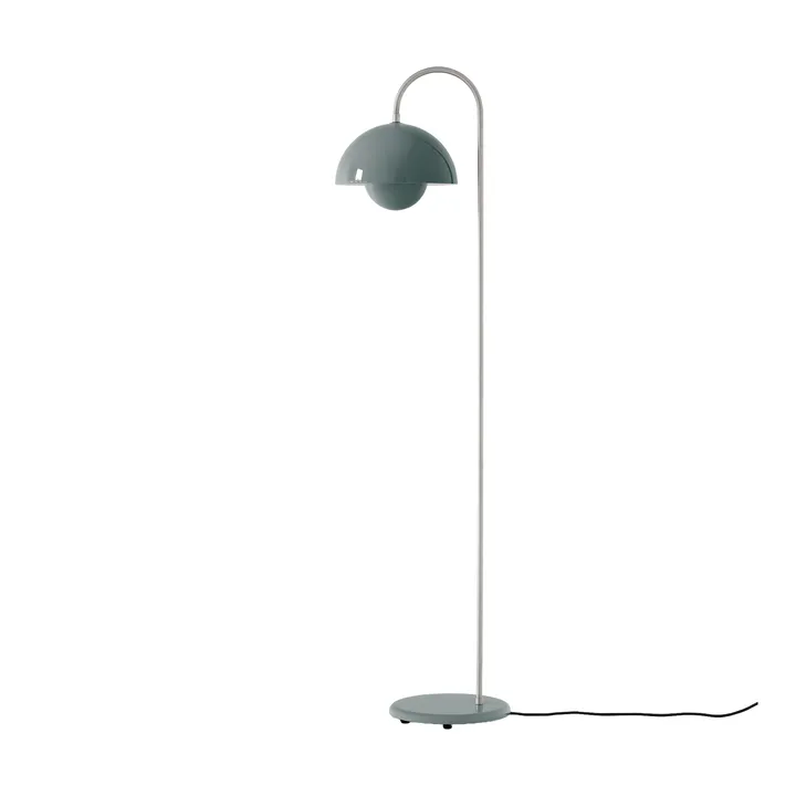Flowerpot VP12 vloerlamp - Stone blue - &Tradition