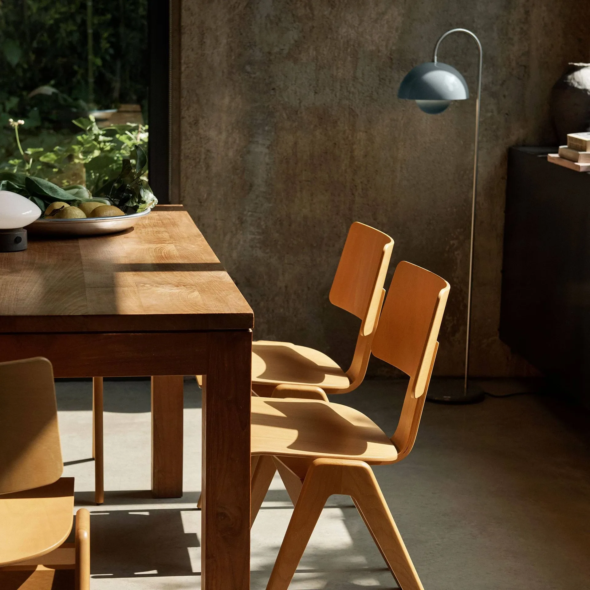 Flowerpot VP12 vloerlamp, Stone blue &Tradition