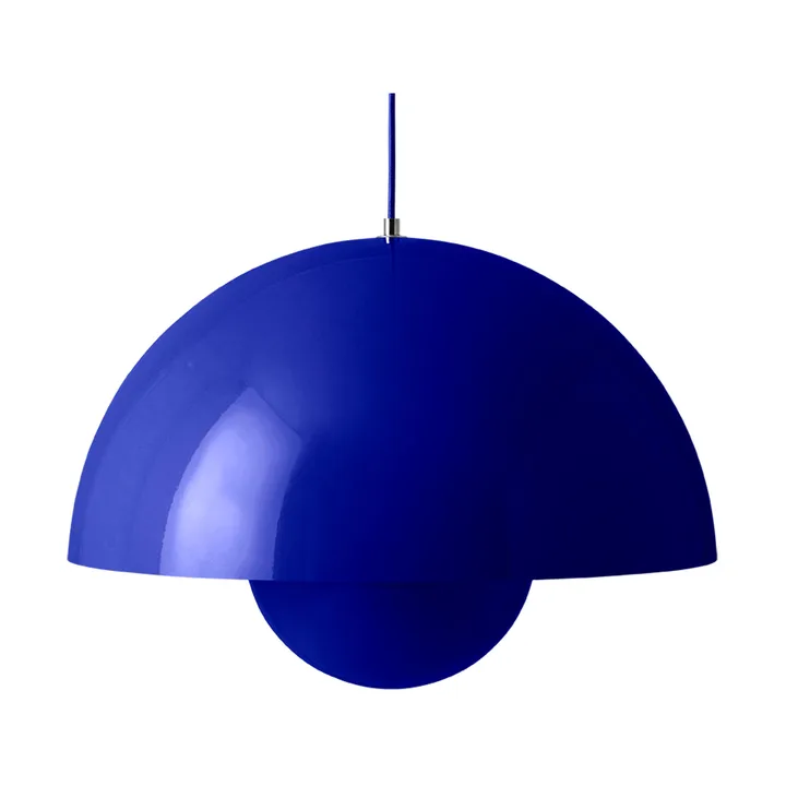Flowerpot VP2 hanglamp groot - Cobalt blue - &Tradition