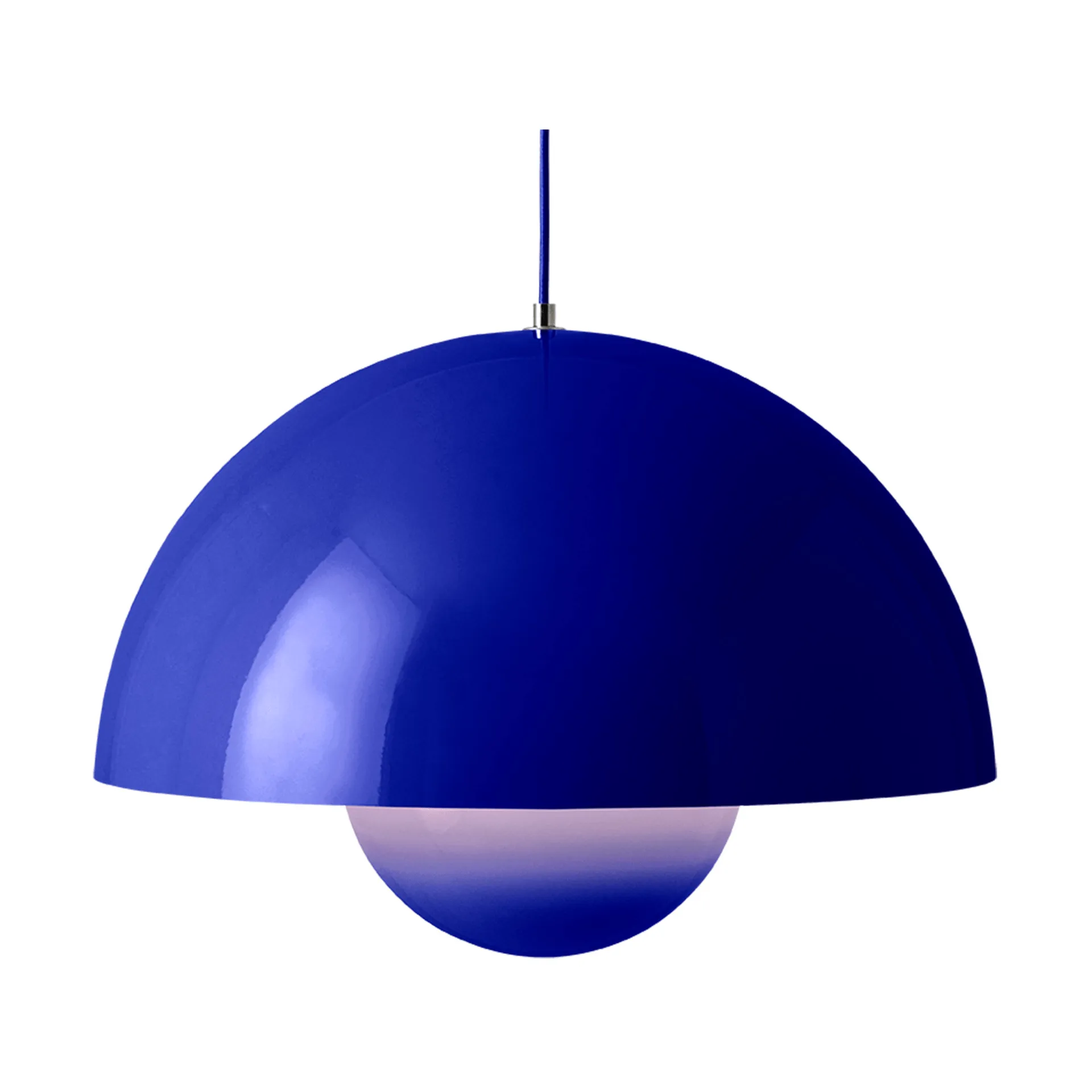 Flowerpot VP2 hanglamp groot, Cobalt blue &Tradition