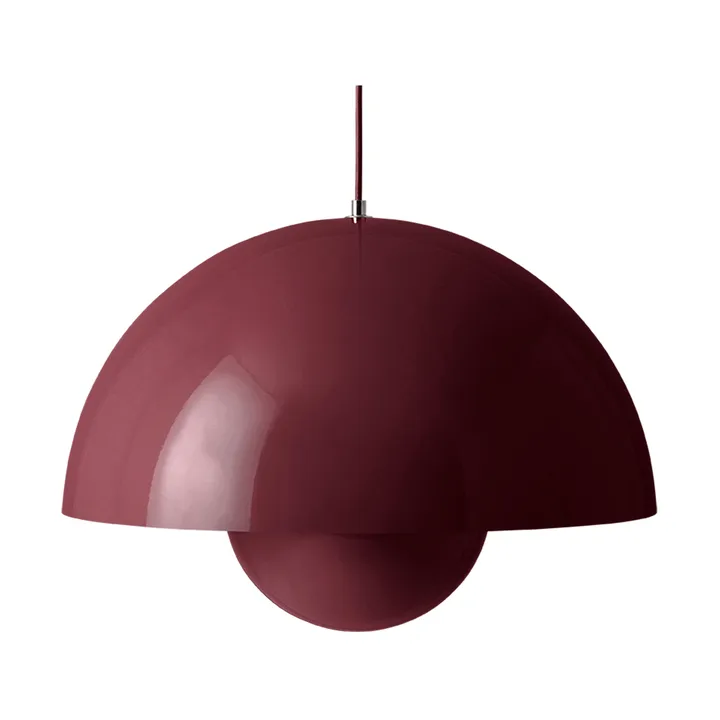 Flowerpot VP2 hanglamp groot - Dark plum - &Tradition