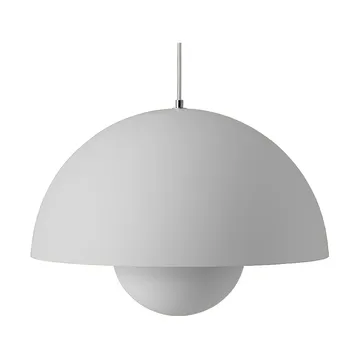 Flowerpot VP2 hanglamp groot - Mat lichtgrijs - &Tradition