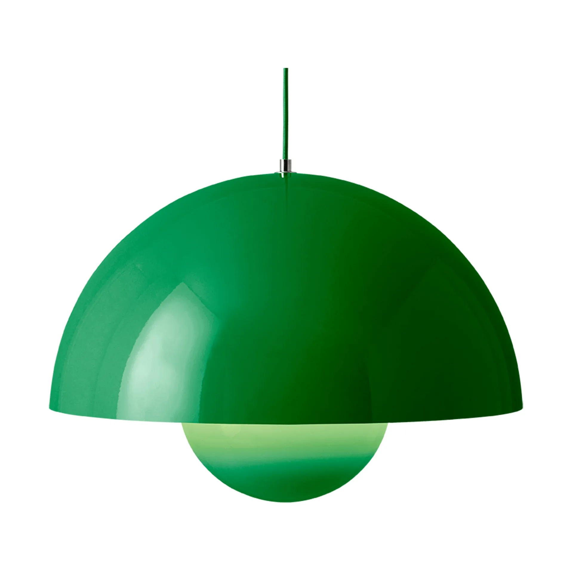 Flowerpot VP2 hanglamp groot, Signal green &Tradition