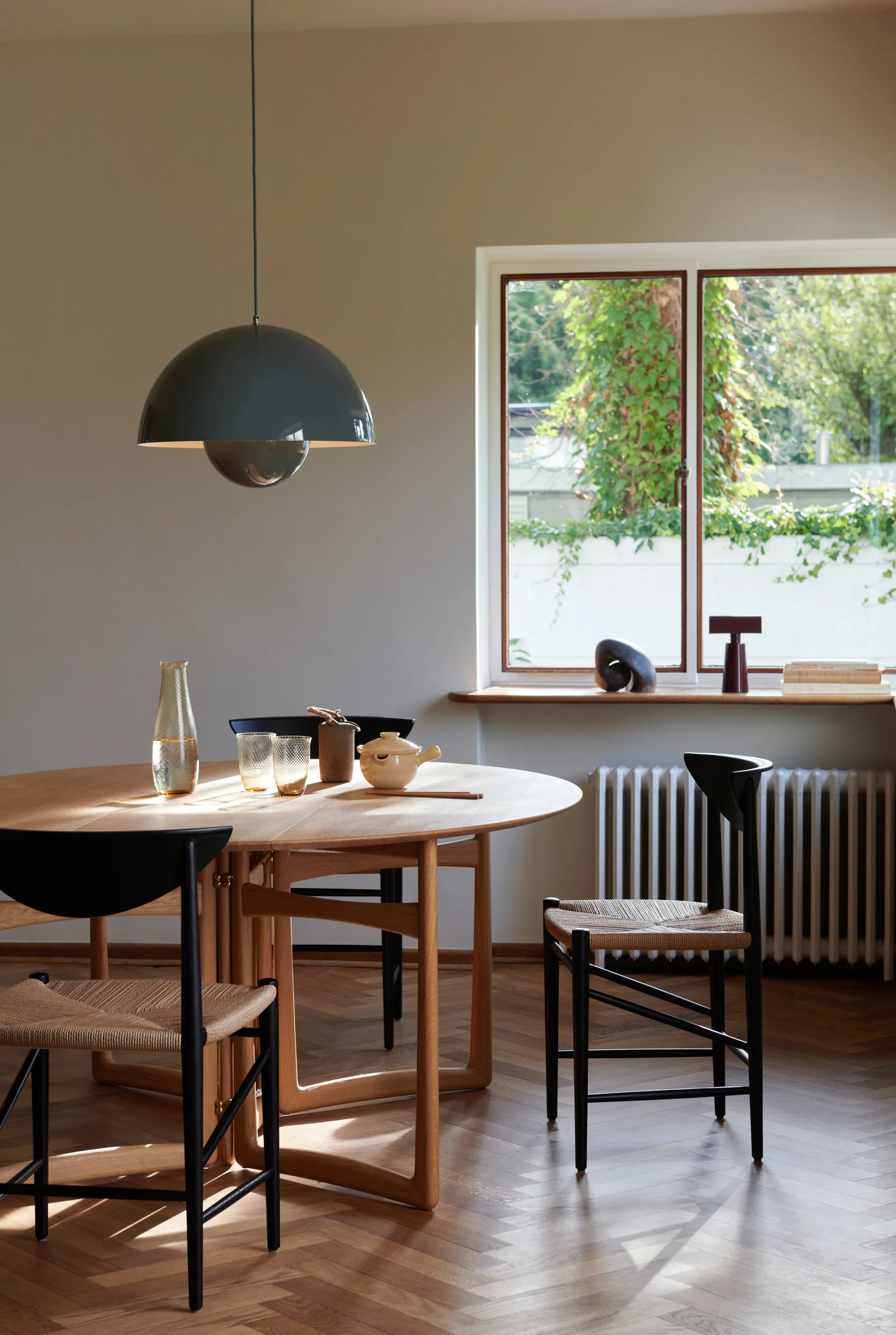 Flowerpot VP2 hanglamp groot, Stone blue &Tradition