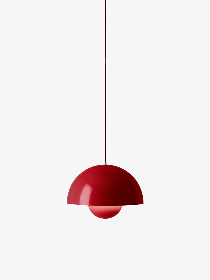 Flowerpot VP2 hanglamp groot, Vermilion red &Tradition