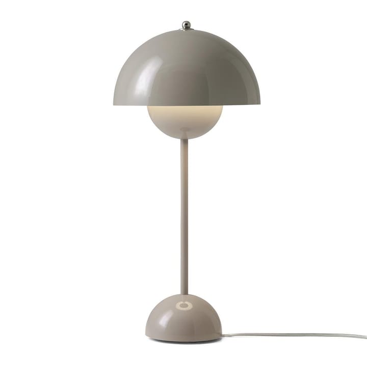 FlowerPot VP3 tafellamp, grijs-beige &Tradition