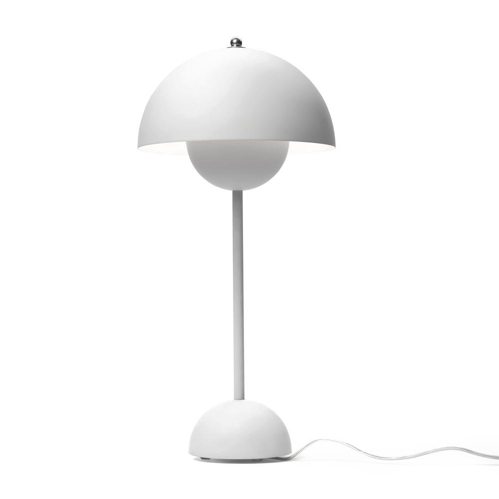 &Tradition FlowerPot VP3 tafellamp mat lichtgrijs | Scandinavisch Interieur | Bureau- & tafellampen | Grijs