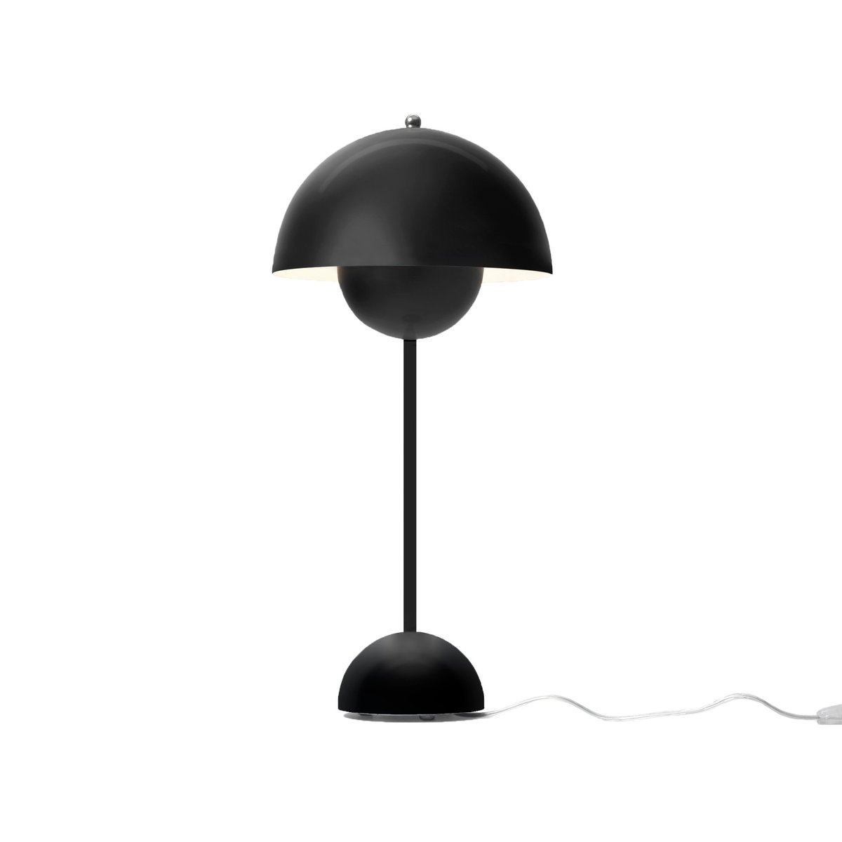 &Tradition FlowerPot VP3 tafellamp mat zwart | Scandinavisch Interieur | Bureau- & tafellampen | Zwart