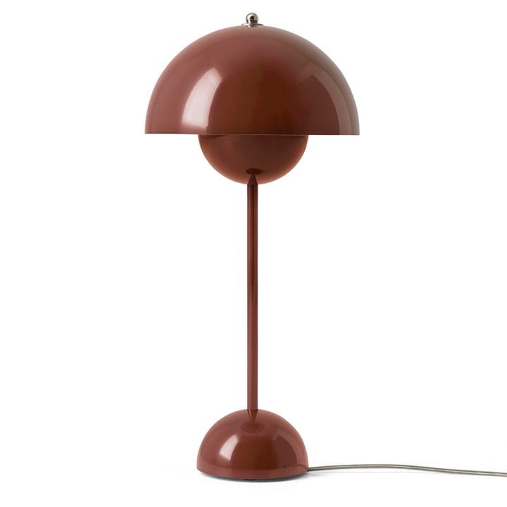 FlowerPot VP3 tafellamp - Rood-bruin - &Tradition