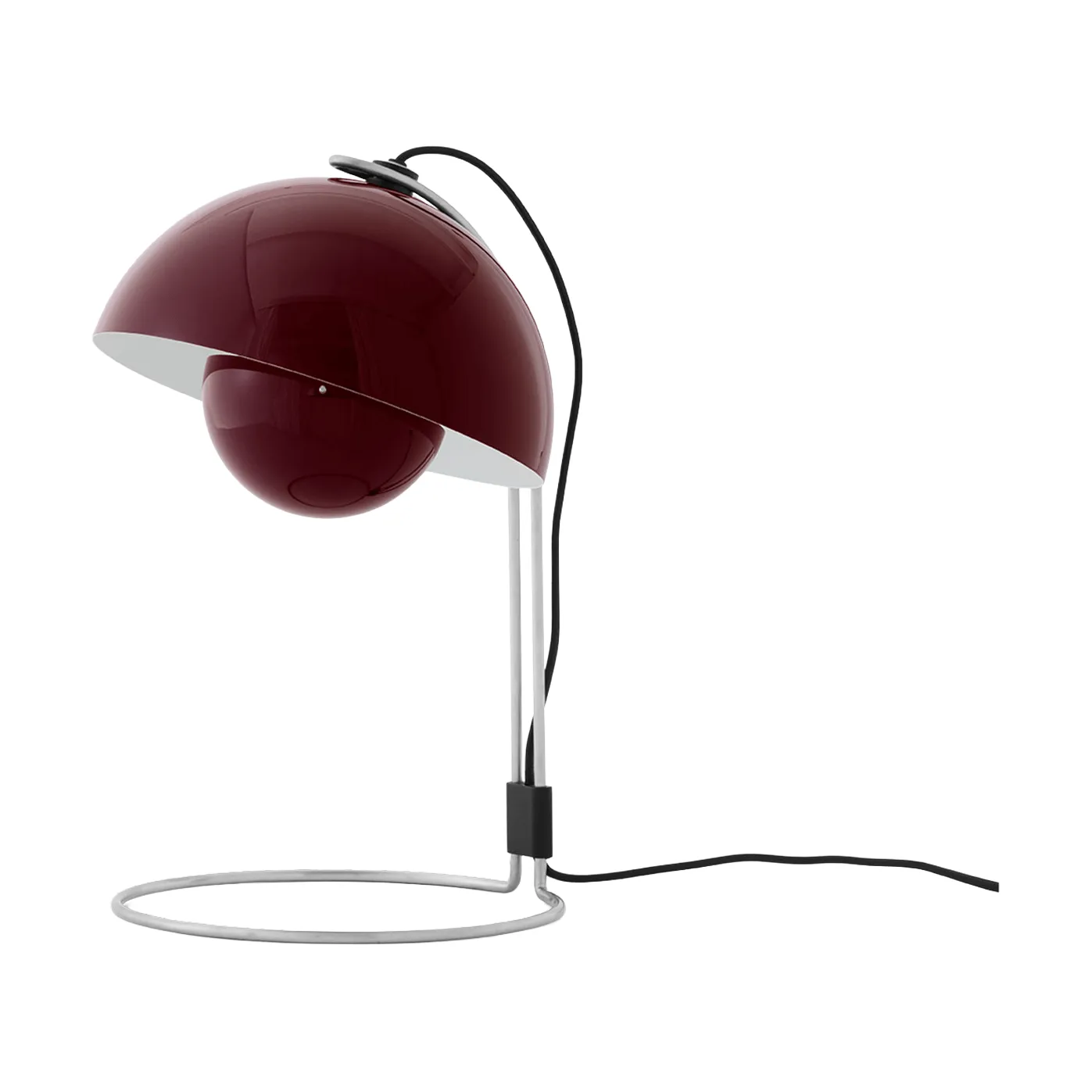 Flowerpot VP4 tafellamp, Dark plum &Tradition