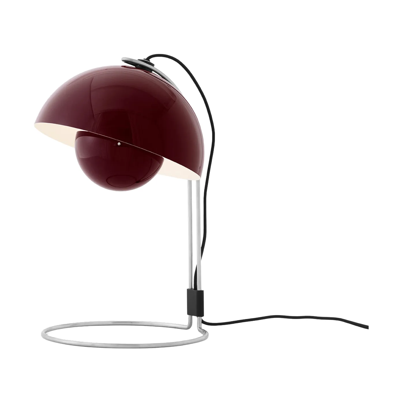 Flowerpot VP4 tafellamp, Dark plum &Tradition