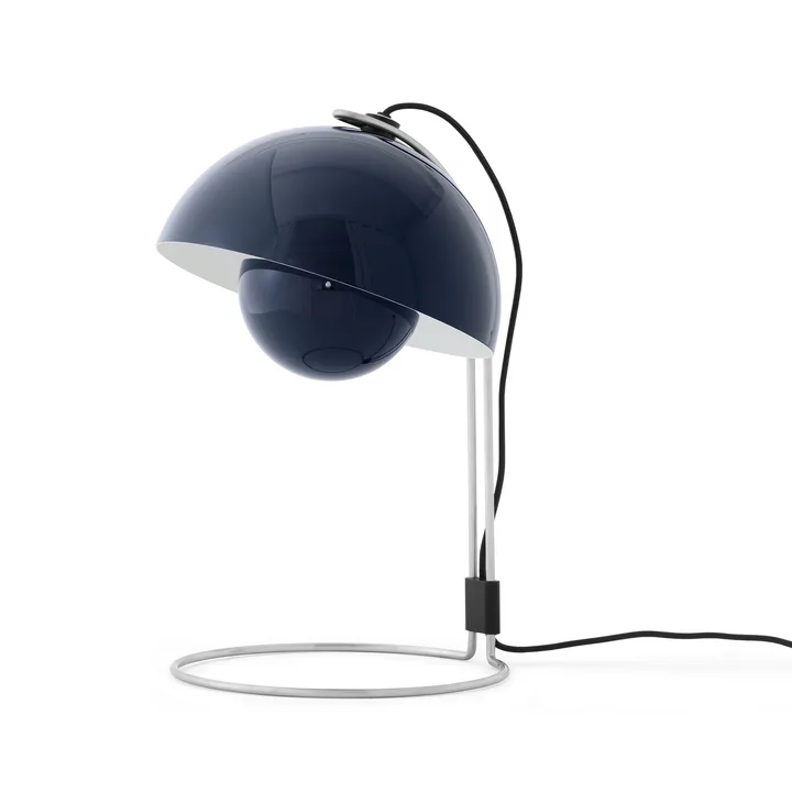 Flowerpot VP4 tafellamp - Steel blue - &Tradition