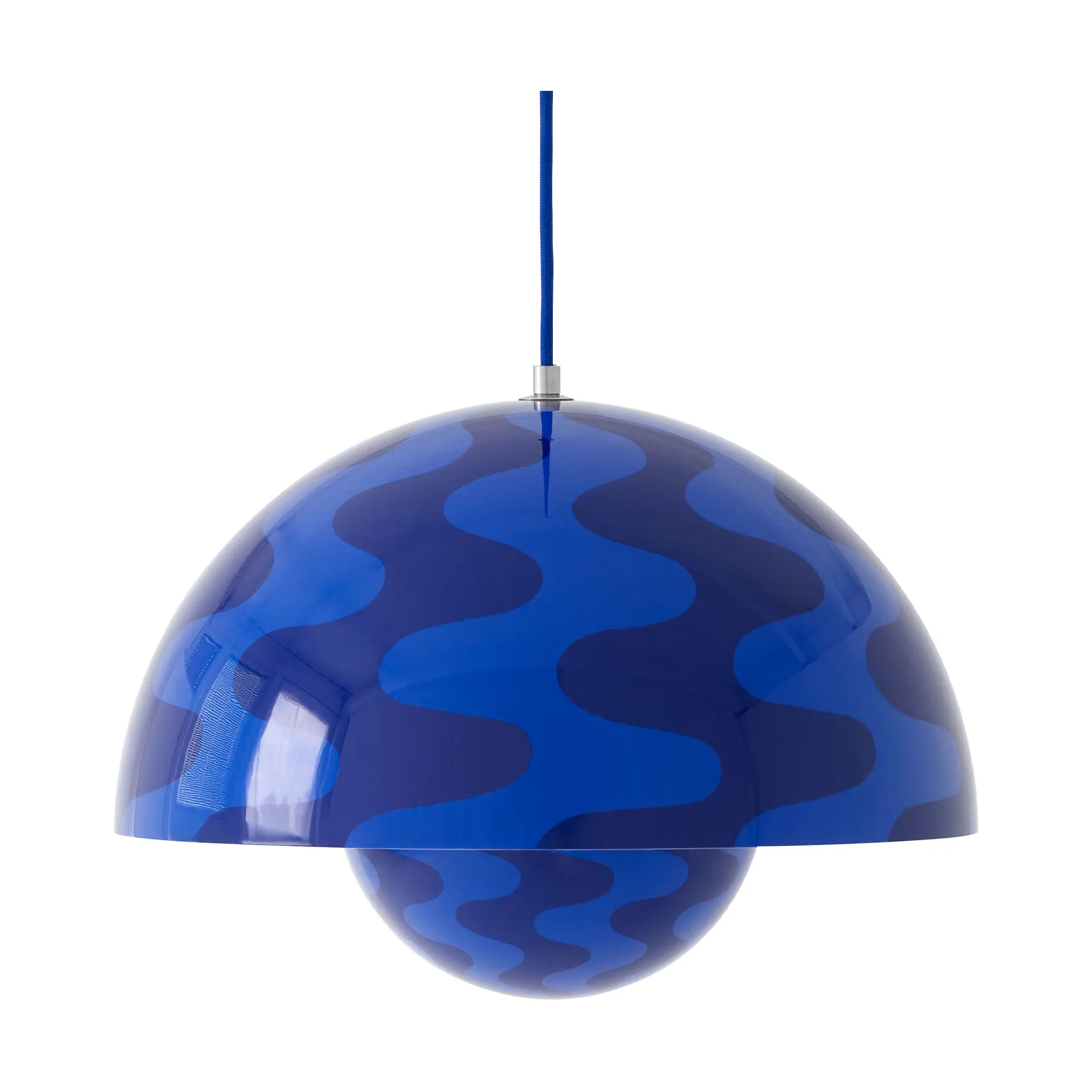 Flowerpot VP7 hanglamp, Cobalt blue-Twilight blue &Tradition