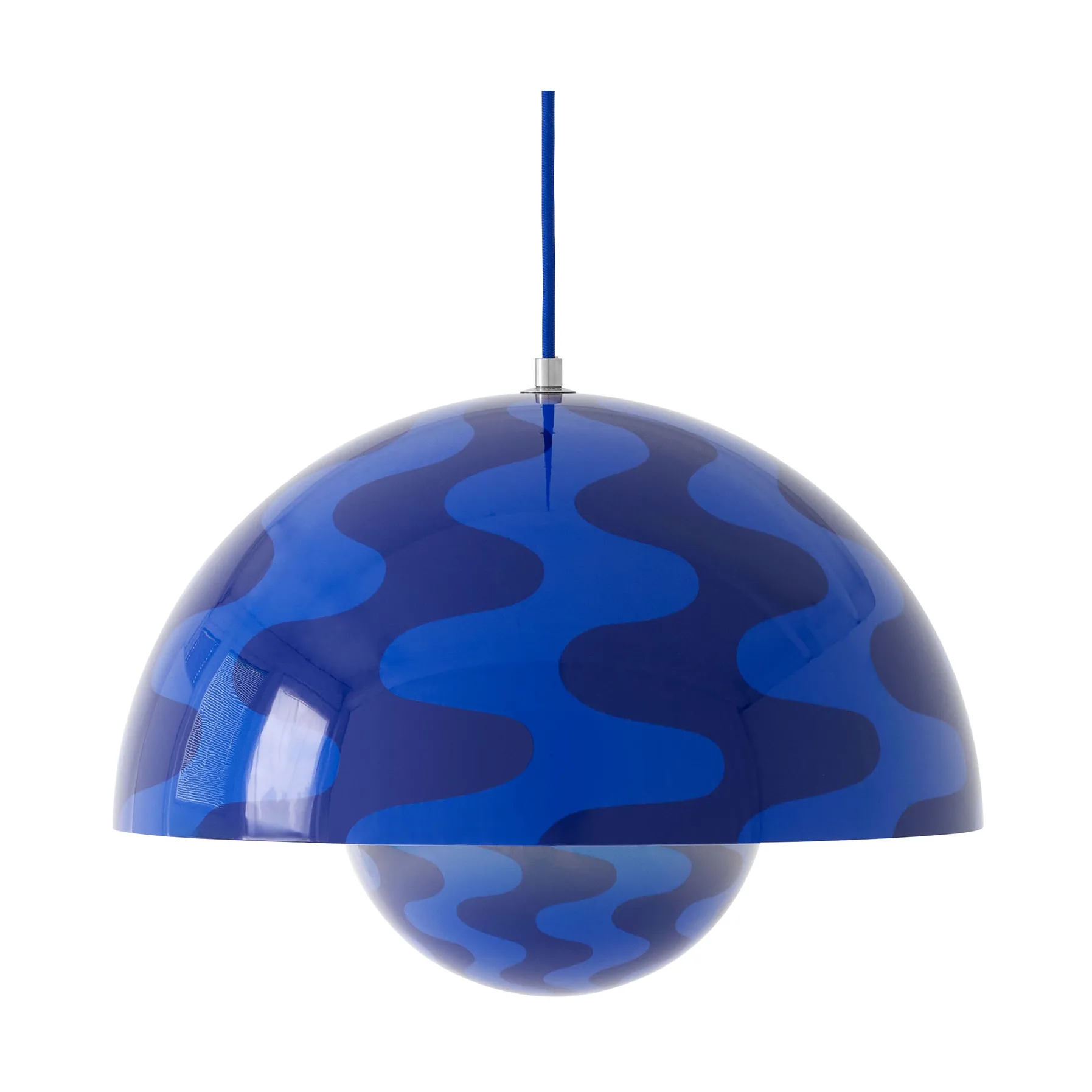 Flowerpot VP7 hanglamp, Cobalt blue-Twilight blue &Tradition