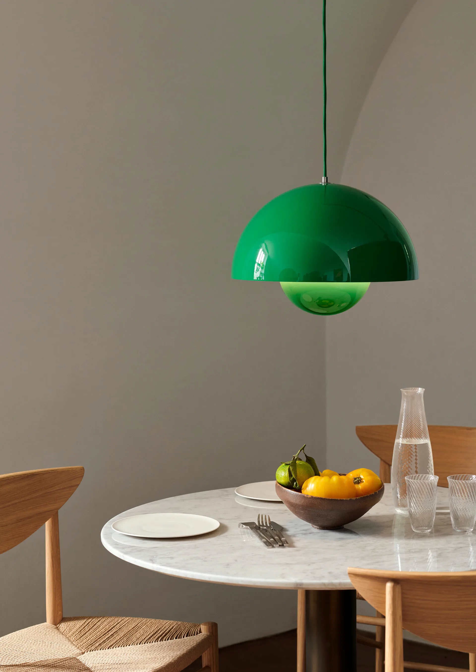 Flowerpot VP7 hanglamp, Signal green &Tradition